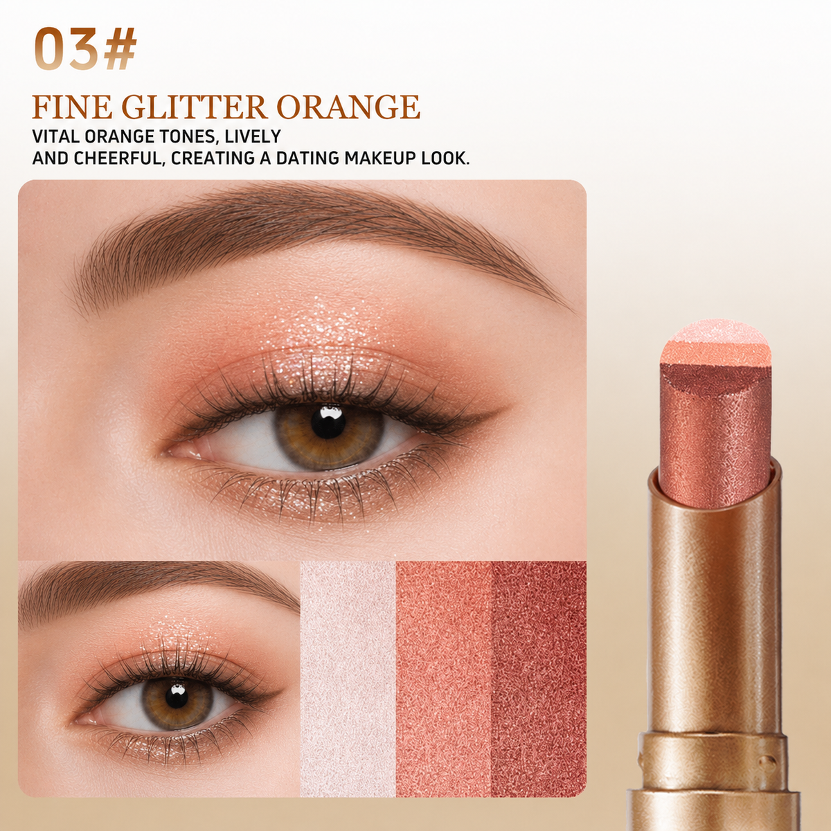 🎄 CHRISTMAS SPECIAL — 50% OFF! 🎁Effortless 3 Color Eyeshadow Stick