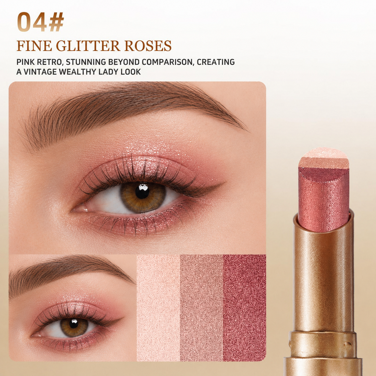 🎄 CHRISTMAS SPECIAL — 50% OFF! 🎁Effortless 3 Color Eyeshadow Stick