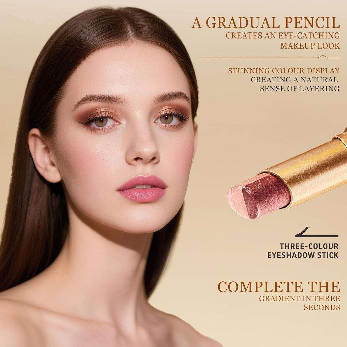 🎄 CHRISTMAS SPECIAL — 50% OFF! 🎁Effortless 3 Color Eyeshadow Stick
