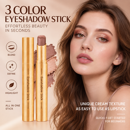 🎄 CHRISTMAS SPECIAL — 50% OFF! 🎁Effortless 3 Color Eyeshadow Stick