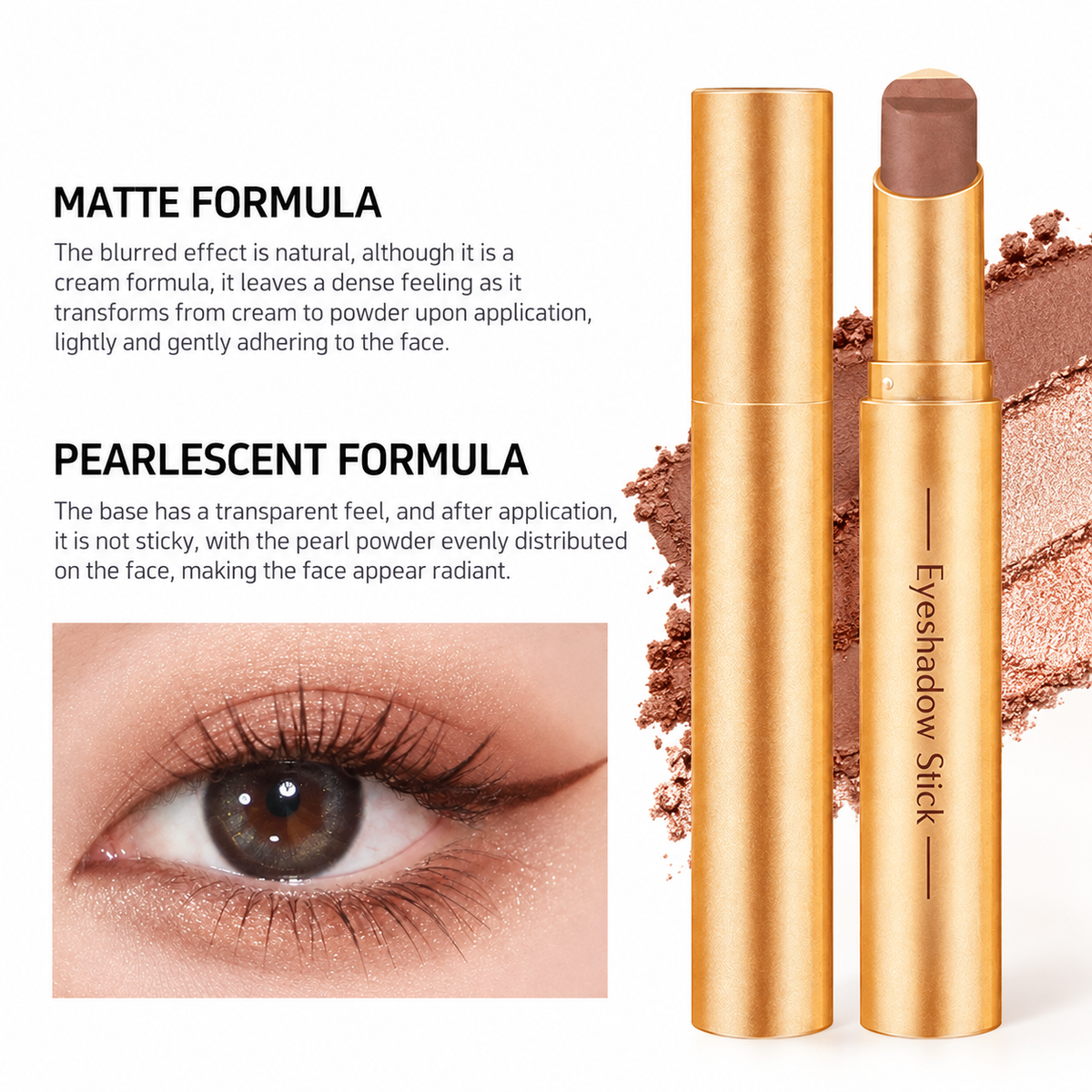 🎄 CHRISTMAS SPECIAL — 50% OFF! 🎁Effortless 3 Color Eyeshadow Stick