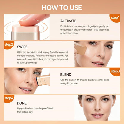 Tinted Mineral Sunscreen Stick SPF 30 – Zinc Oxide + Buildable Coverage